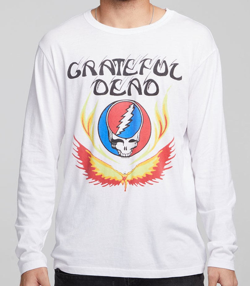 GRATEFUL DEAD - STEAL YOUR FACE & WINGS LONG SLEEVE CREW