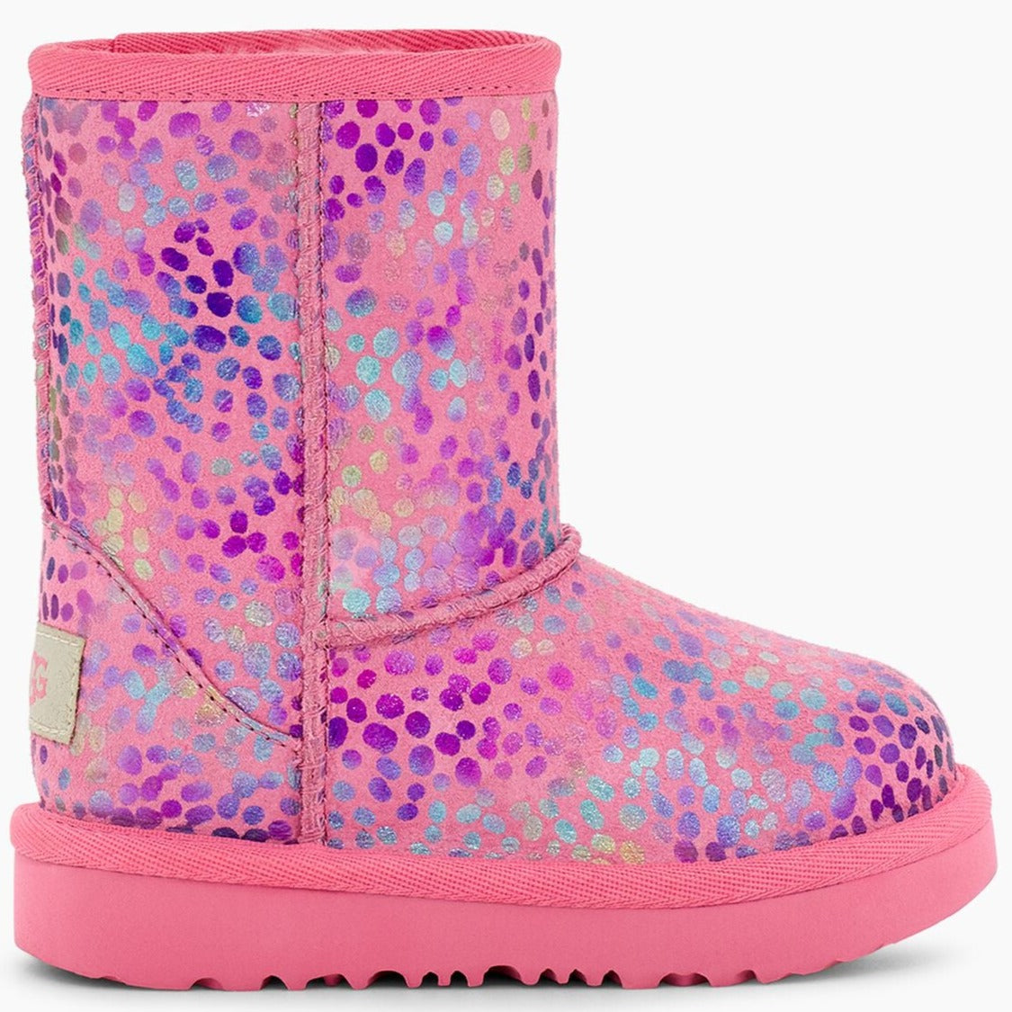 Toddler Ugg Boots Pink Rose Sparkle Suede retailer