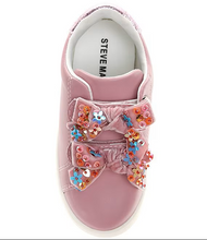 Load image into Gallery viewer, TODDLER'S T-TALES EMBELLISHED BOW SNEAKERS

