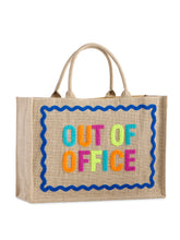 Load image into Gallery viewer, OUT-OF-OFFICE-BEACHBAG-FRONT-VIEW
