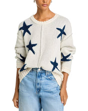Load image into Gallery viewer, JAQUARD KNIT STAR SWEATER
