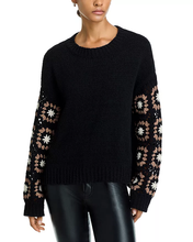 Load image into Gallery viewer, CHENILLE CROCHET SWEATER
