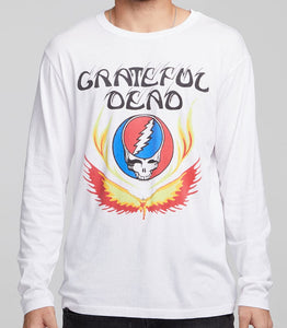 GRATEFUL DEAD - STEAL YOUR FACE & WINGS LONG SLEEVE CREW