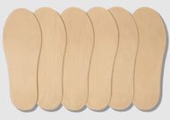 SOLID 6-PACK NO SHOW SOCKS