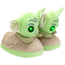 Load image into Gallery viewer, STAR WARS GROGU LIGHT-UP SLIPPERS
