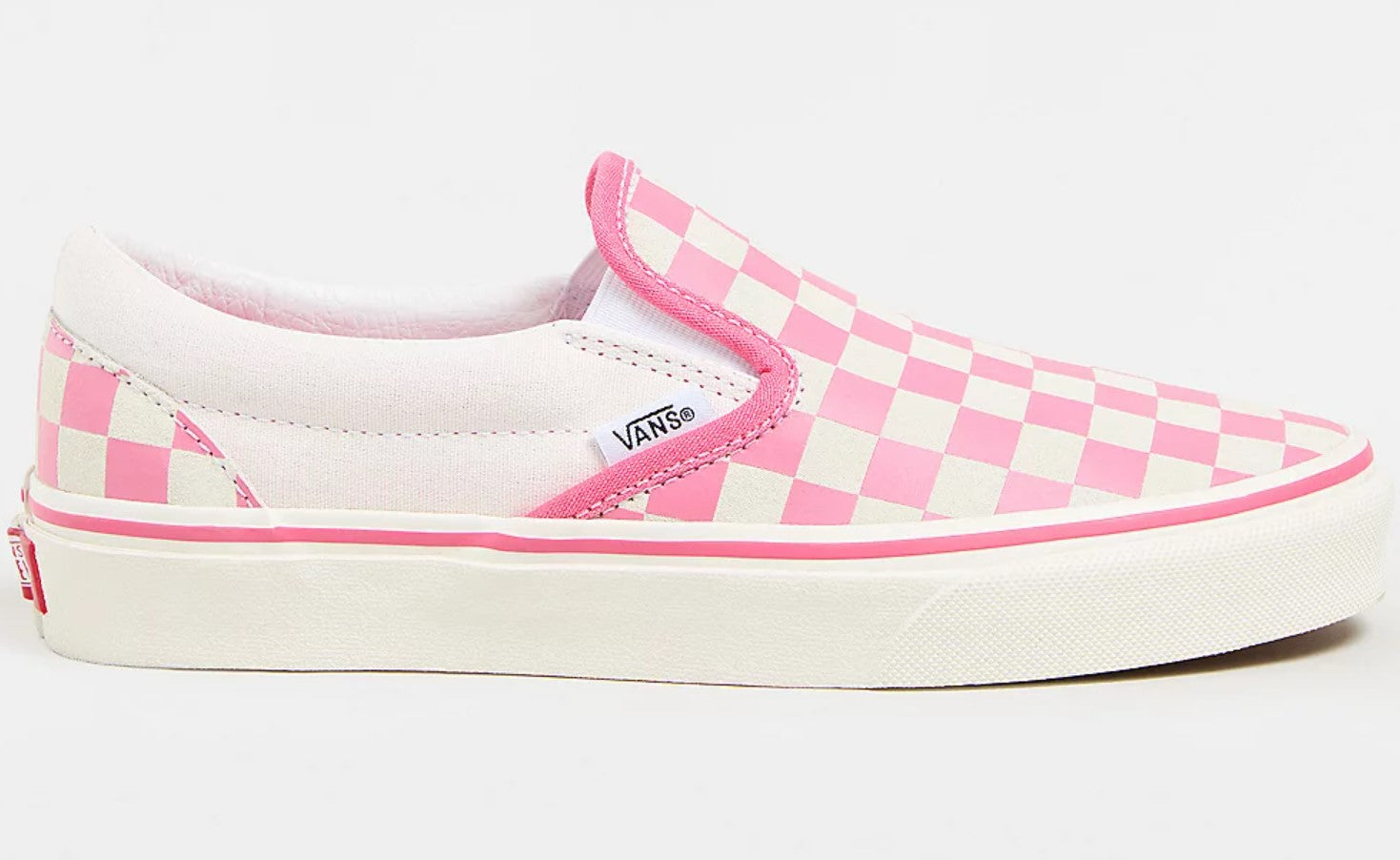 Checkerboard vans slip on price online