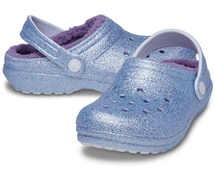 TODDLER CLASSIC LINED GLITTER CLOG