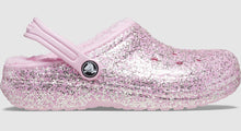 Load image into Gallery viewer, KIDS CLASSIC LINED GLITTER CLOG
