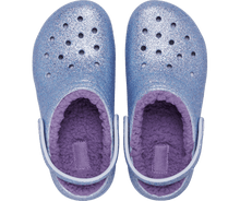 Load image into Gallery viewer, TODDLER CLASSIC LINED GLITTER CLOG
