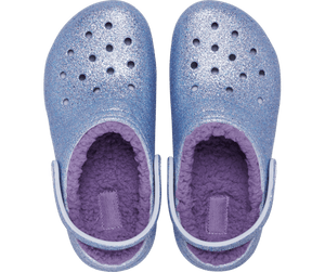 TODDLER CLASSIC LINED GLITTER CLOG