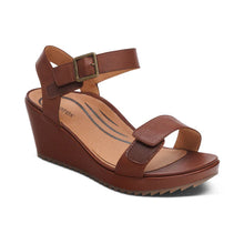 Load image into Gallery viewer, ANDREA-QUARTER-STRAP-WEDGE-SIDE-VIEW
