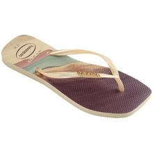 Load image into Gallery viewer, SLIM SQUARE TRENDY FLIP FLOPS WOMEN'S
