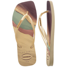 Load image into Gallery viewer, SLIM SQUARE TRENDY FLIP FLOPS WOMEN'S
