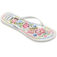 Load image into Gallery viewer, TROPICALIA VIBES SLIM FLIP FLOPS WOMEN'S
