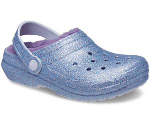 TODDLER CLASSIC LINED GLITTER CLOG