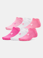 UNDER ARMOUR PERFORMANCE TECH NO SHOW SOCKS - 6 PACK