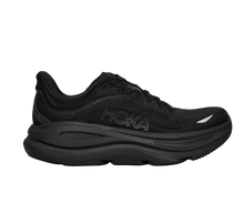 Load image into Gallery viewer, Black running shoe on a light gray background
