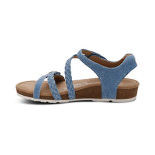 Load image into Gallery viewer, JILLIAN BRAIDED QUARTER STRAP SANDAL
