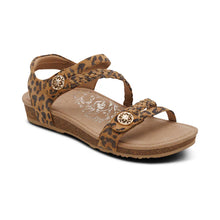 Load image into Gallery viewer, JILLIAN BRAIDED QUARTER STRAP SANDAL
