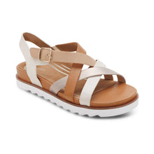 Load image into Gallery viewer, CARMEN-CROSS-BAND-ADJUSTABLE-SANDAL-SIDE-VIEW
