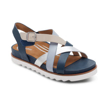 Load image into Gallery viewer, CARMEN-CROSS-BAND-ADJUSTABLE-SANDAL-SIDE-VIEW
