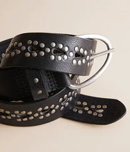 Load image into Gallery viewer, WE THE FREE PRESTON STUDDED LEATHER BELT
