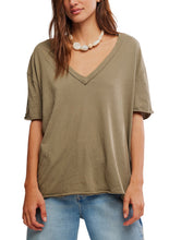 Load image into Gallery viewer, NINA-TEE-V-NECK-FRONT-VIEW
