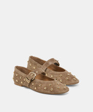Load image into Gallery viewer, MIKEL STUD BALLET FLATS
