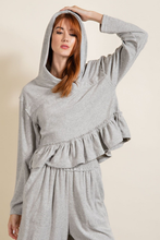 Load image into Gallery viewer, TOWEL KNIT PULLOVER HOODIE
