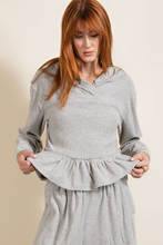 Load image into Gallery viewer, TOWEL KNIT PULLOVER HOODIE
