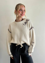 Load image into Gallery viewer, LOVE WHIPSTITCH SWEATER
