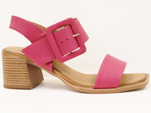 Load image into Gallery viewer, BIG BUCKLE ANKLE STRAP HEEL SANDAL
