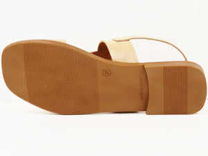T-STRAP FLAT SANDAL