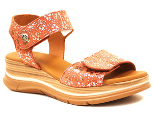 WEDGE PRINT SANDAL