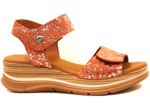 WEDGE PRINT SANDAL