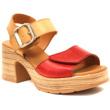 Load image into Gallery viewer, PLATFORM HEEL VELCRO SANDAL
