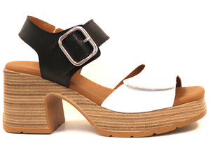 PLATFORM HEEL VELCRO SANDAL