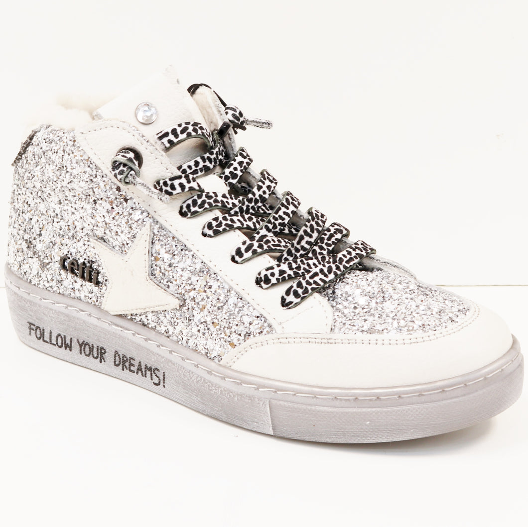 GLITTER MID TOP FUR