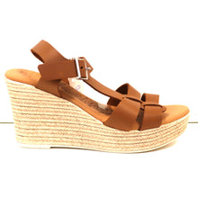 Load image into Gallery viewer, T-STRAP WEDGE SANDAL
