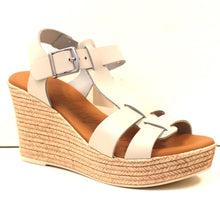 Load image into Gallery viewer, T-STRAP WEDGE SANDAL
