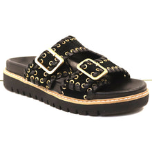 Load image into Gallery viewer, SUEDE 2 BAND SANDAL
