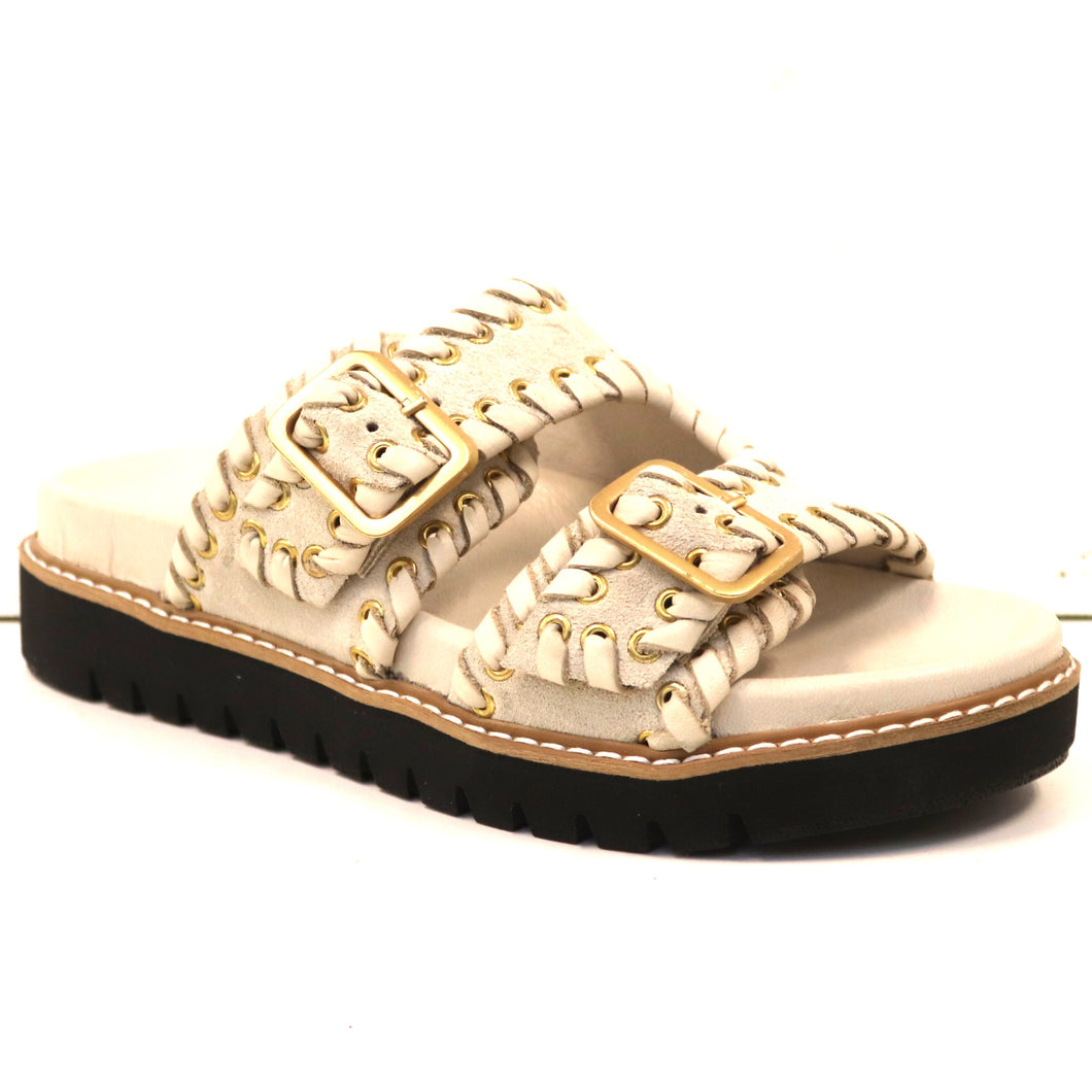 SUEDE 2 BAND SANDAL