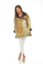 Load image into Gallery viewer, LADY-IN-GOLD-REVERSIBLE-RAINCOAT
