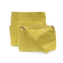 Load image into Gallery viewer, KAYLEIGH-SIDE-POCKET-BUCKET-BAG-FRONT-VIEW
