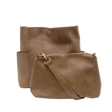 Load image into Gallery viewer, KAYLEIGH SIDE POCKET BUCKETBAG
