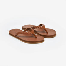 Load image into Gallery viewer, MEADOWS-BRAIDED-FLIP-FLOPS-SIDE-VIEW

