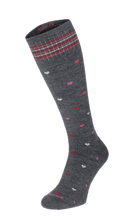 Load image into Gallery viewer, FULL HEART WOMEN MODERATE COMPRESSION SOCKS CHARCOAL
