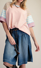 Load image into Gallery viewer, STRIPED MIXED TOP
