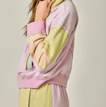 Load image into Gallery viewer, COLORBLOCK FULL ZIP HOODIE
