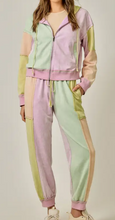 Load image into Gallery viewer, COLORBLOCK FULL ZIP HOODIE
